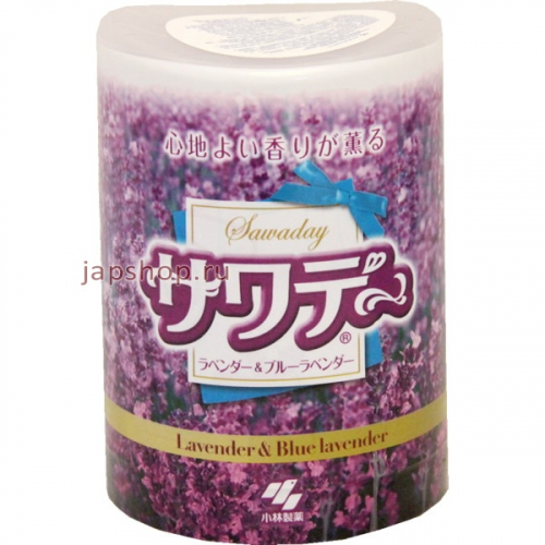 Kaori Kaoru Освежитель воздуха для туалета, аромат белой и лиловой лаванды, 140 гр. (4987072078716)