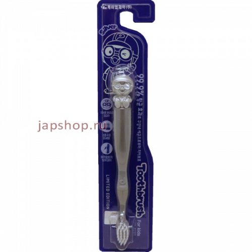 Pororo Silver Toothbrush Зубная щетка для детей от 3 лет с ионами серебра, мягкая (8809099646050)