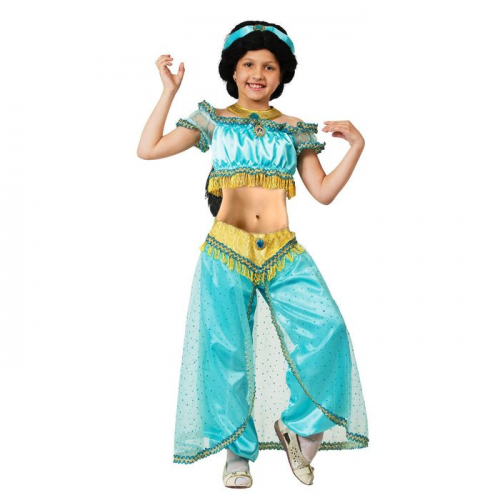 Карнавальный костюм «Принцесса Жасмин», текстиль, р. 34, рост 134 см