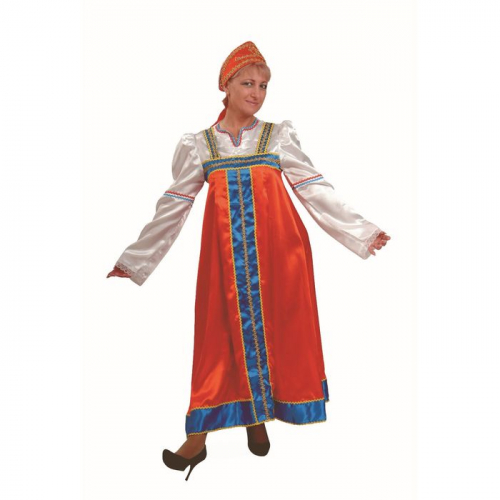 Карнавальный костюм «Марья-искусница», текстиль, р. 44, рост 164 см