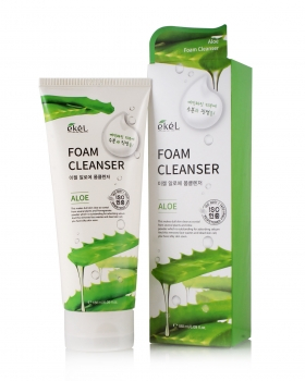 EKEL Foam Cleanser Aloe Пенка для умывания с экстрактом алоэ 180мл