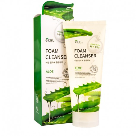 EKEL Foam Cleanser Aloe Пенка для умывания с экстрактом алоэ 100мл