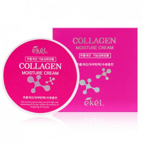 EKEL Moisture Cream Collagen Увлажняющий крем для лица с коллагеном 100г