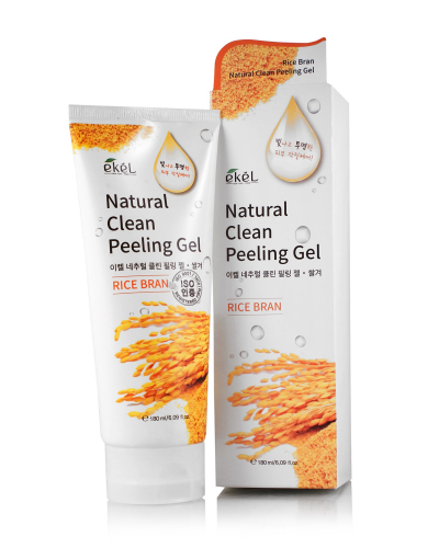 EKEL Natural Clean Peeling Gel Rice Bran Пилинг-скатка с экстрактом коричневого риса 100мл