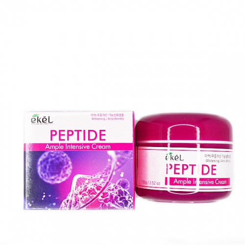 EKEL Peptide Ampule Cream Ампульный крем для лица с пептидами 70мл