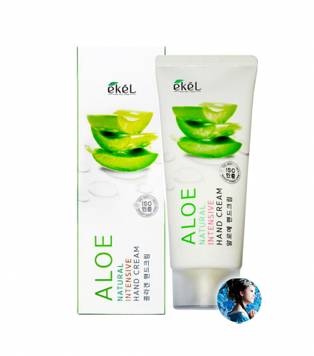 EKEL Aloe Natural Intensive Hand Cream Питательный крем для рук с экстрактом алоэ 100мл