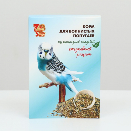 Корм Seven Seeds для волнистых попугаев, 500 г