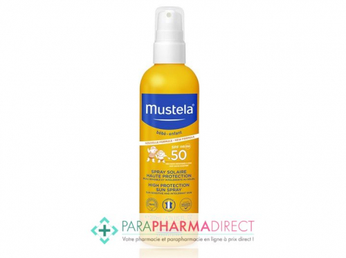 Mustela Solaire Spray Très Haute Protection SPF50 200ml