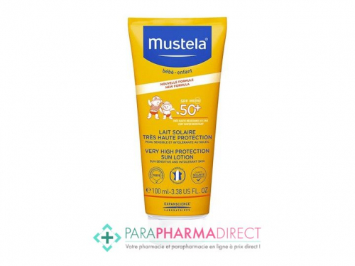 Mustela Solaire Lait Très Haute Protection SPF50+ 100ml