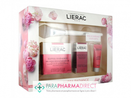 Lierac Supra Radiance Gel-Crème Rénovateur Anti-Ox 50ml Coffret