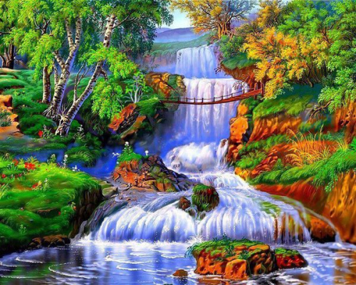 VA-0406 Картины по номерам на холсте 40*50