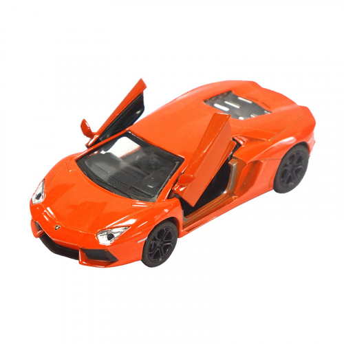 Металлическая Инерционная Машинка Pit Stop Lamborghini LP-700, Оранжевая (1:41-1:32), 17 см PS-0616308-R
