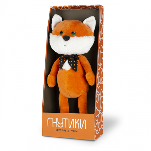 Мягкая Игрушка Гнутики, Лис Рыжик, 22 см, в Коробке MT-TS072019-6-22