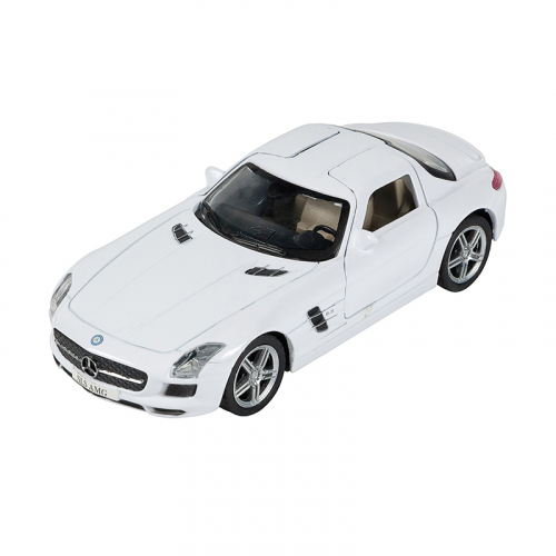 Машинка Инерционная Mercedes-Benz SLS AMG, Белая (1:41-1:32) PS-0616307-W