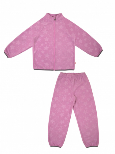 Комплект флисовый детский (куртка + брюки) pink
