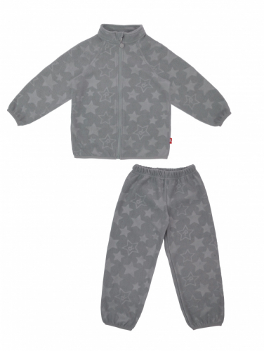 Комплект флисовый детский (куртка + брюки) grey