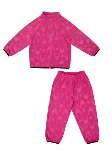 Комплект флисовый детский (куртка + брюки) fuchsia