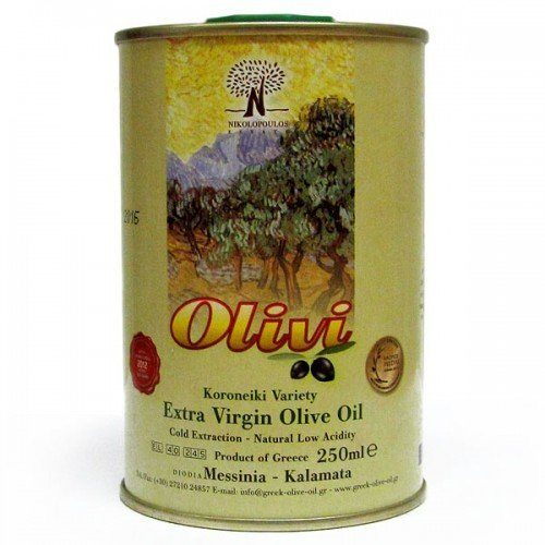 Оливковое масло  Extra Virgin OLIVI  жел банка кислотность до 0,4
