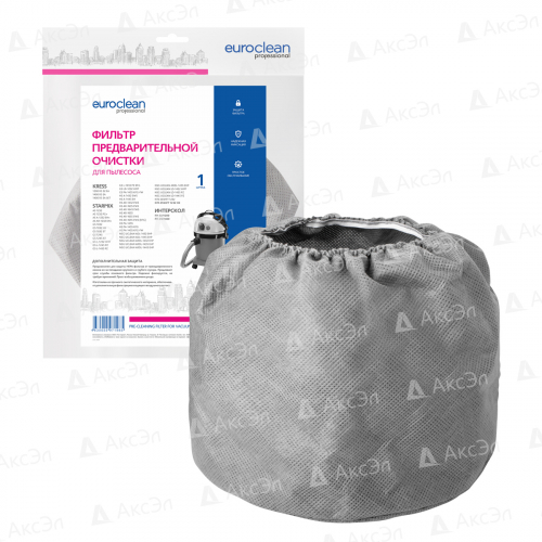 Фильтр предварительной очистки для пылесоса STARMIX (Для установки на фильтры с площадью фильтрации 7200 см2), 1 шт., бренд: EUROCLEAN, арт. FPC-108