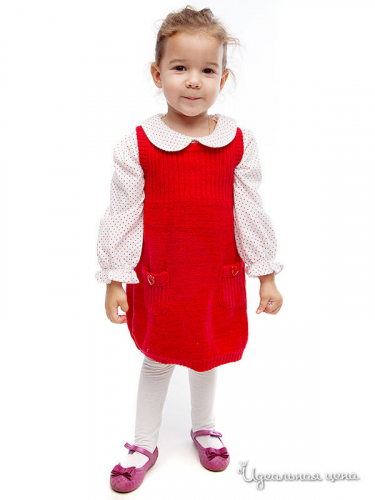 Платье Lovedo 1151, красный,белый