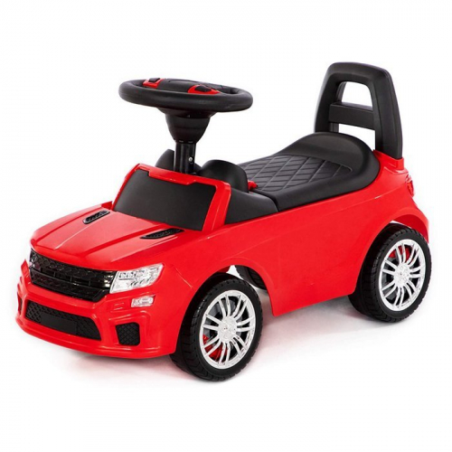 Каталка автомобиль SuperCar №6 со звуковым сигналом красная 84590 П-Е /1/ в Нижнем Новгороде