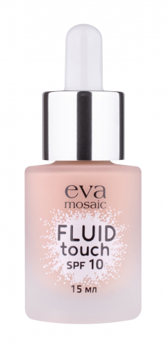 EVA Тональный крем-флюид Fluid Touch, 15 мл, 03, светло-розовый