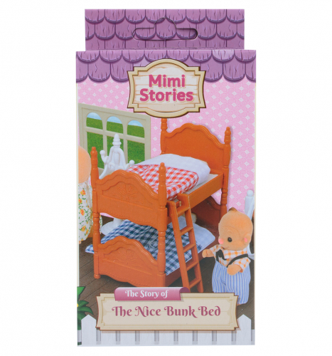 Мебель для кукол Мебель Двухярусная кровать (9 предметов) Mimi Stories