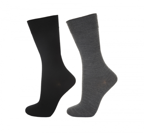 Тонкие мужские носки (2 пары в упаковке) Janus