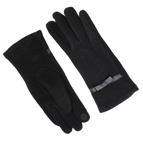 Сенсорные перчатки трикотажные с шерстью