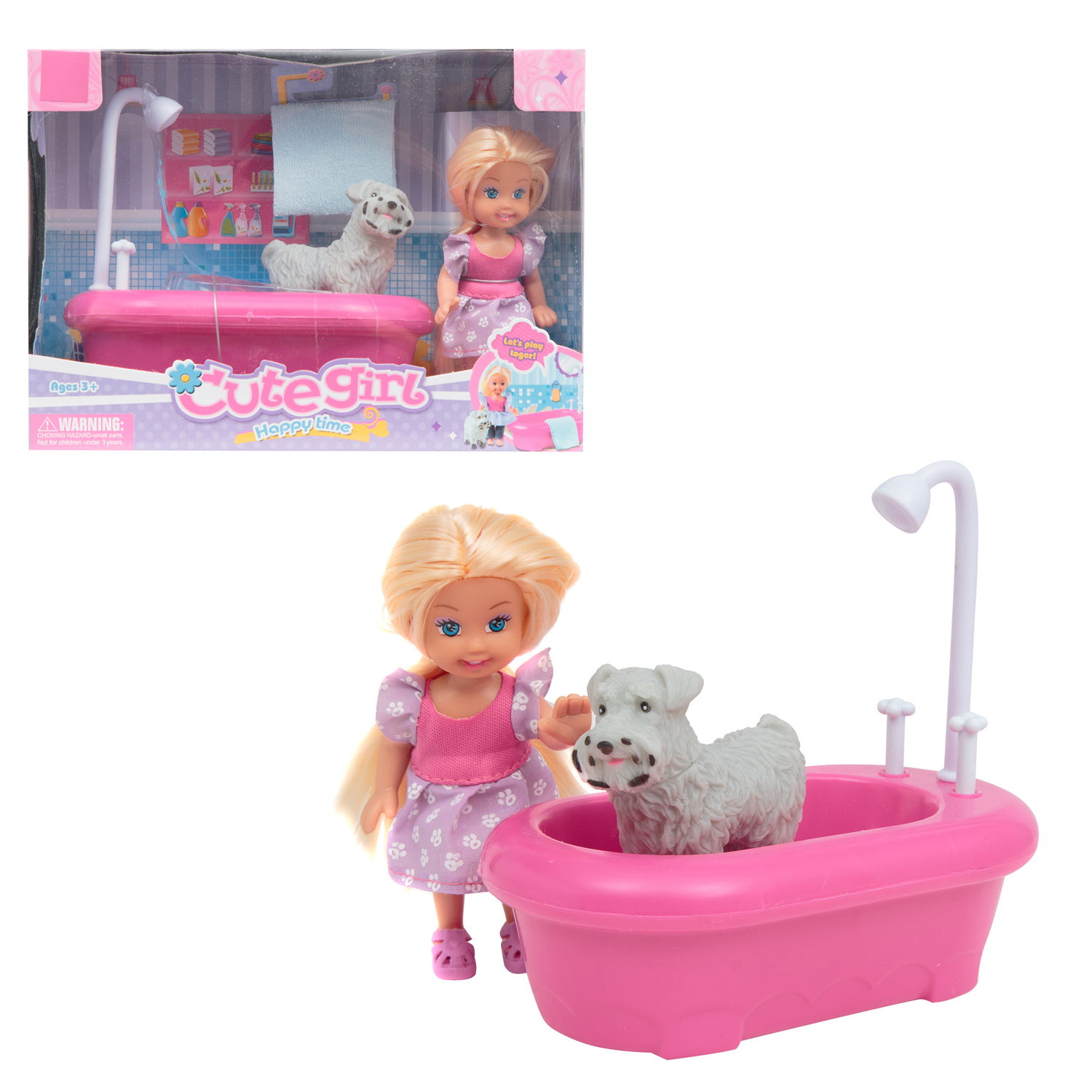 Игровой набор Игруша Кукла с аксессуарами 11 см