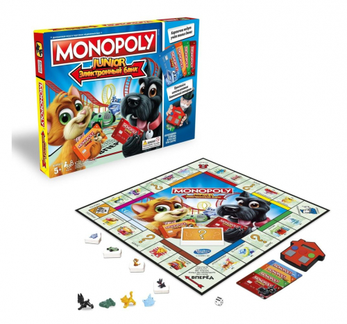Настольная игра Monopoly Монополия Джуниор с картами