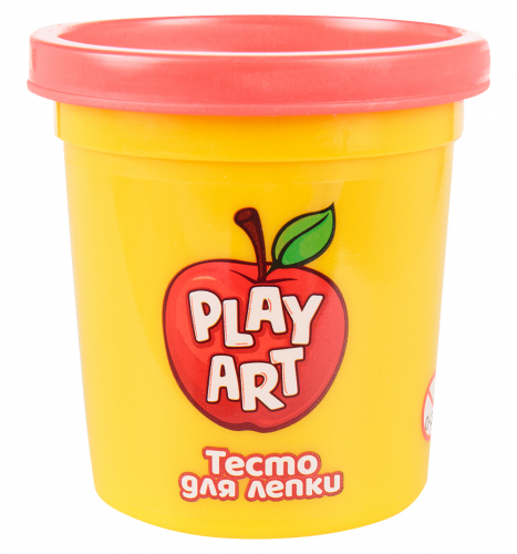 Пластилин Play Art Баночки 85 г цвет: красный