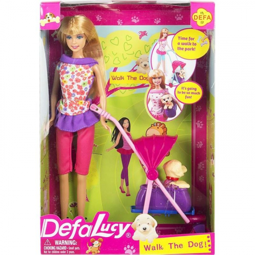 Игровой набор Defa Кукла с аксессуарами 26 см