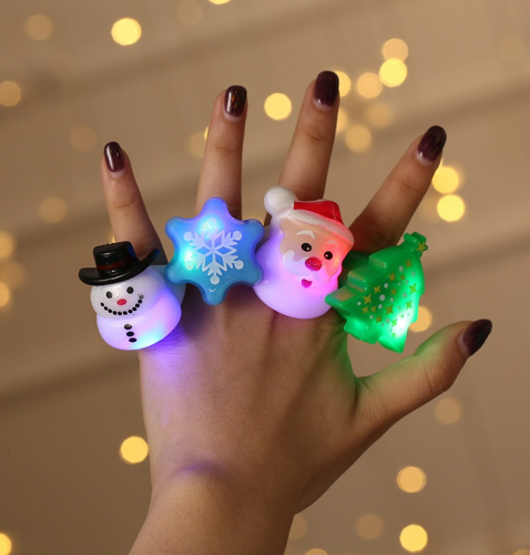 Светящиеся кольца новогодние