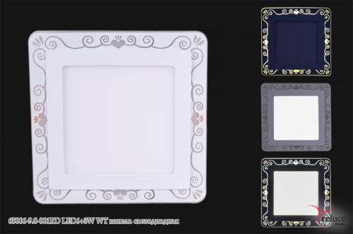 500руб65006-9.0-001RD LED6+3W WT панель светодиодная