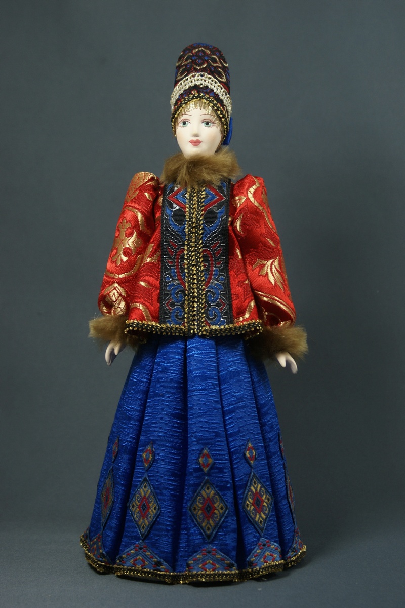 Русский народный костюм зима