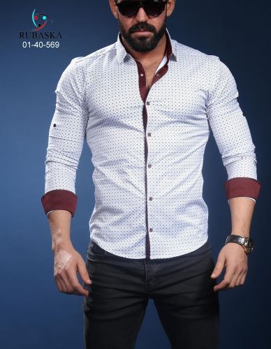 мужская рубашка  01-40-569