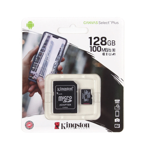 Карта памяти kingston canvas select plus 128 гб sdcs2 128gb