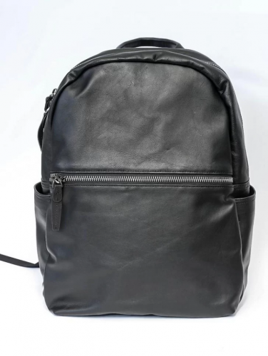 Рюкзак кожаный Dierhoff ДМ 1003/Блек