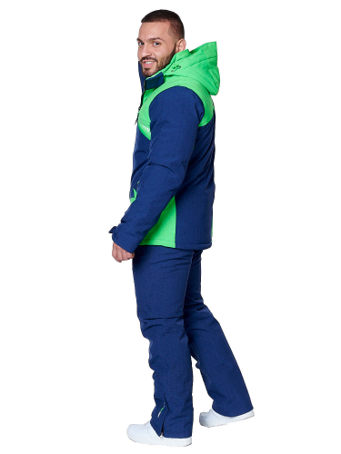 Куртка A8819 Сине-зеленый