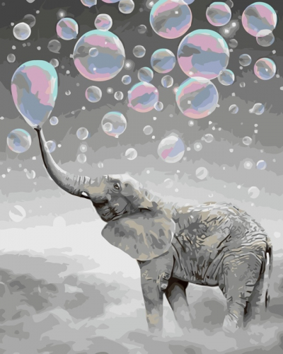 Слон и пузыри