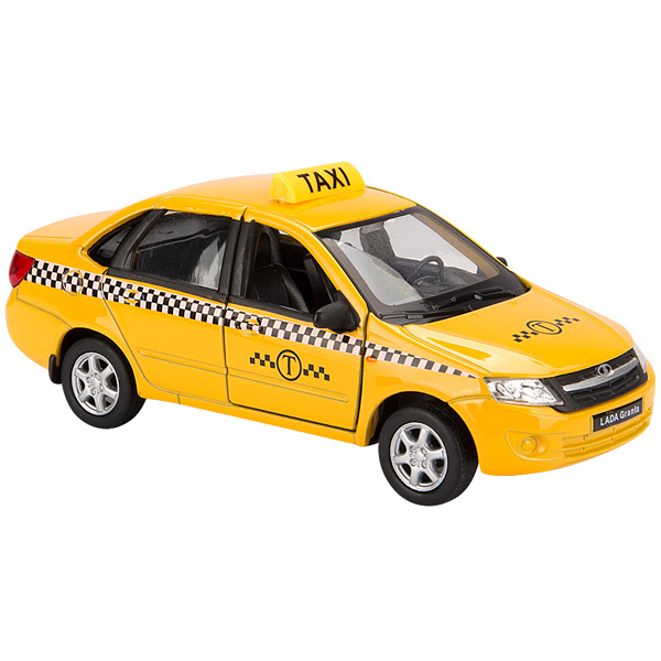 Игрушка модель машины 1:34-39 LADA Granta ТАКСИ