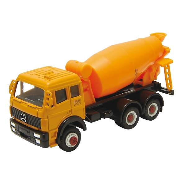 Игрушка модель машины Mercedes-Benz Unimog бетономешалка