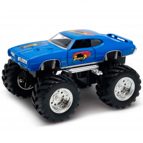 Игрушка модель машины 1:38 Pontiac GTO Wheel Monster