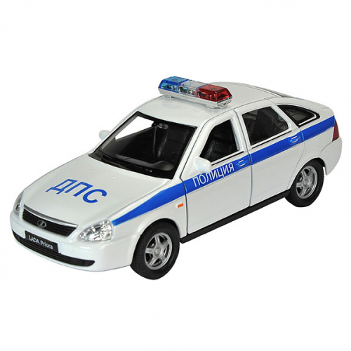 Игрушка модель машины  1:34-39 LADA PRIORA ПОЛИЦИЯ