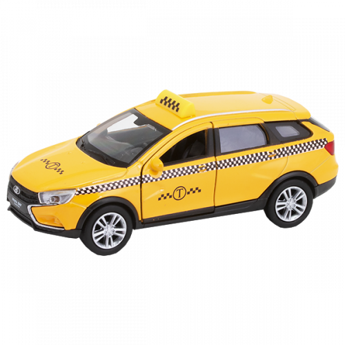 Игрушка модель машины 1:34-39 LADA VESTA SW CROSS  такси