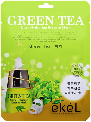 EKEL Тканевая маска для лица GREEN TEA