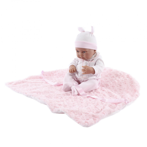 5006 Кукла младенец Эдуарда в розовом, 42 см