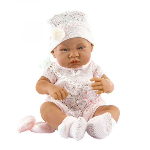 5064 Кукла-младенец Тони (девочка) в розовом, 42 см