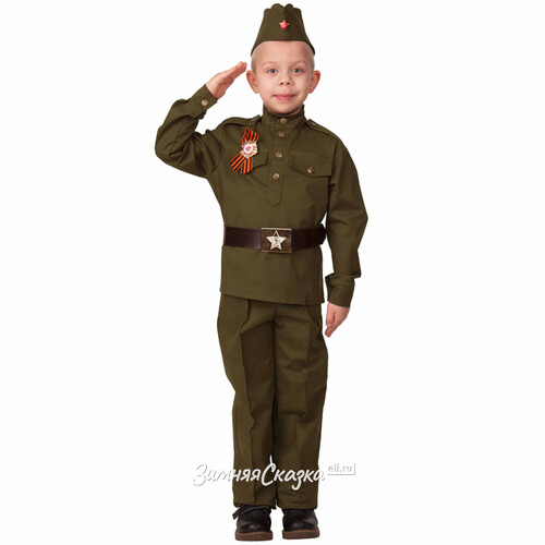 Детская военная форма Солдат в пилотке